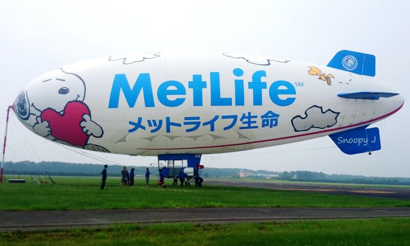 有人飛行船「スヌーピーJ号」