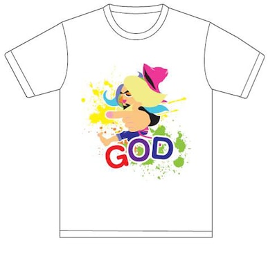 ハジ→とSPINNSのコラボTシャツ。