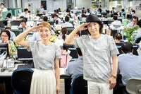 Tシャツのモデルを務めたくもゆき。