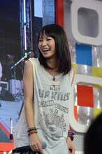 LiSA「めざましライブ」の様子。