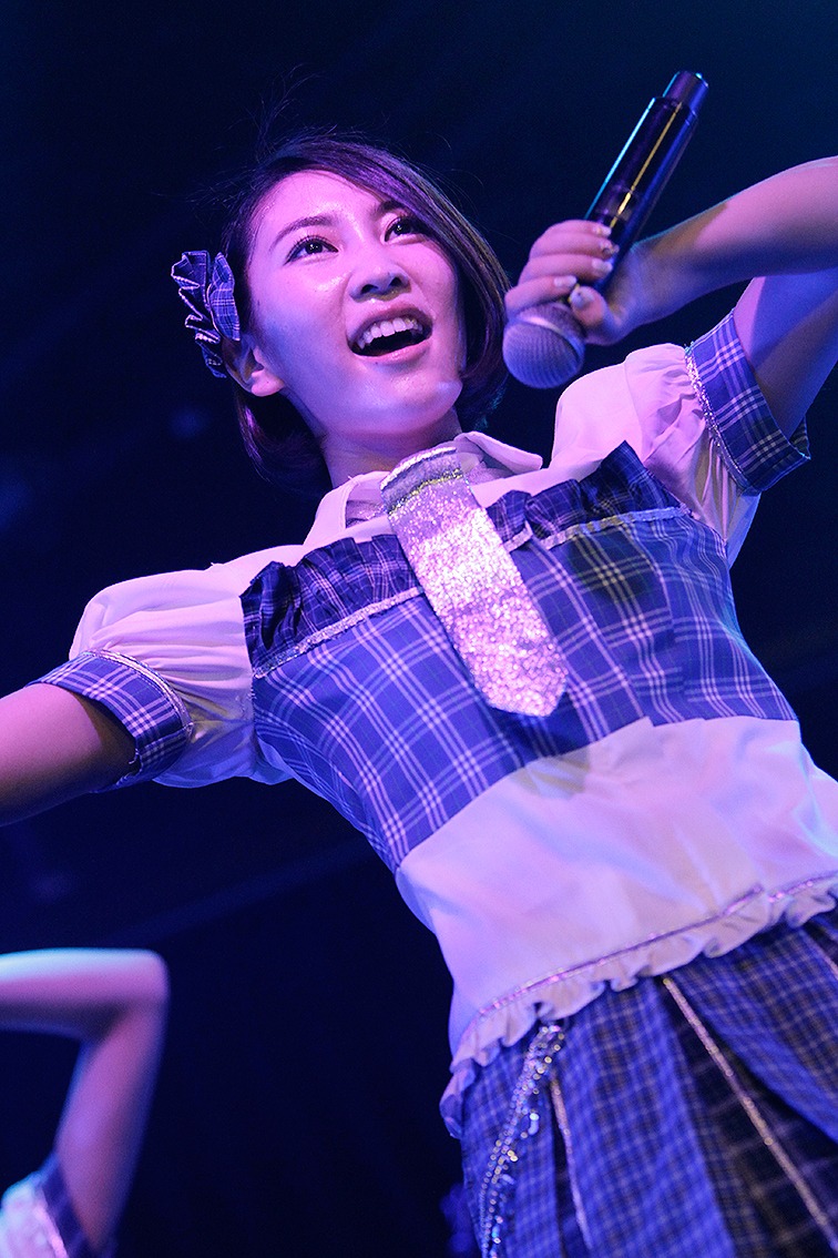 チームKIII「青春ガールズ」公演でJKT48劇場デビューした近野莉菜。(c)JKT48 Project