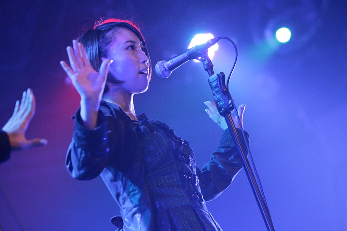 チームKIII「青春ガールズ」公演でJKT48劇場デビューした近野莉菜。(c)JKT48 Project