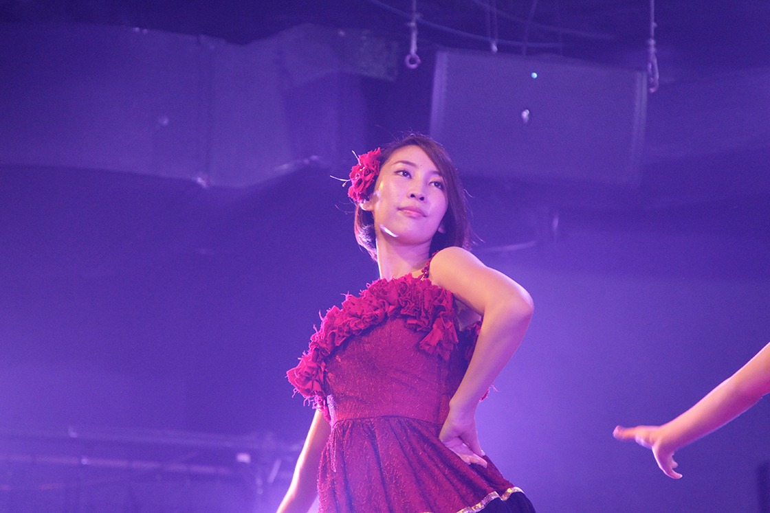 チームKIII「青春ガールズ」公演でJKT48劇場デビューした近野莉菜。(c)JKT48 Project