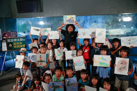 「葉加瀬太郎 子供たちへの特別授業！“エトピリカ”夏休みの自由研究＆生演奏！」の様子。