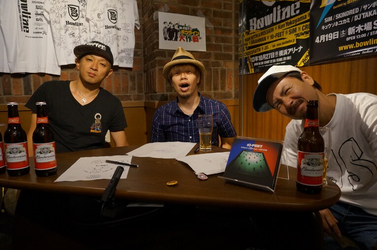 10-FEET、ビール片手にたまアリ“作戦会議”
