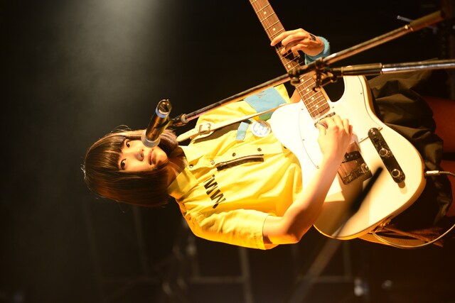 8月9日に東京・LIQUIDROOM ebisuで行われたゆるめるモ！ワンマンライブでのあの。（Photo by ElNinoTheIdol / mel house）