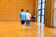 予想外のデッドヒートを見せる競技者たち。