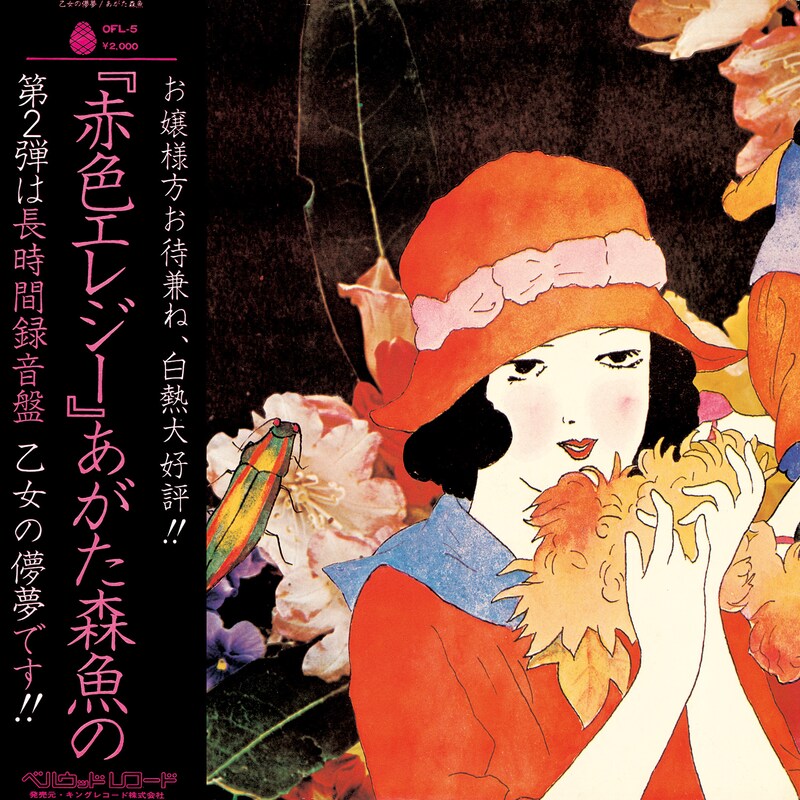 あがた森魚「乙女の儚夢」ジャケット