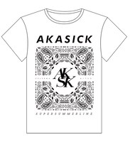 ヴィレッジヴァンガード限定シングル「スーパーサマーライン～消えたはずのセレブのあいつ～」のTシャツデザイン。