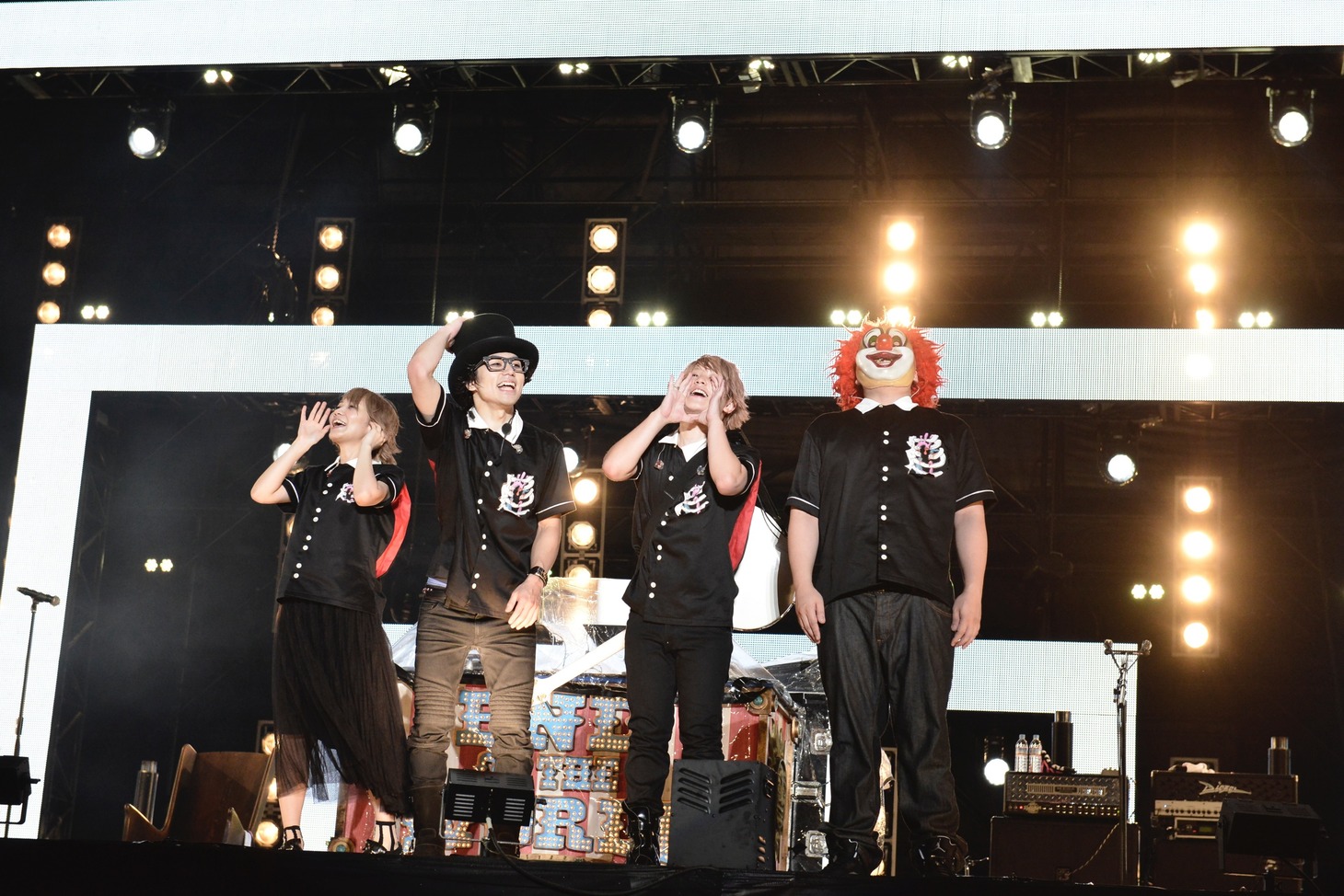 「ROCK IN JAPAN FESTIVAL 2014」GRASS STAGEのトリを務めたSEKAI NO OWARI。
