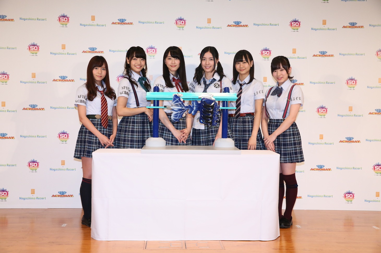 「ナガシマリゾート」広報大使に就任したSKE48。(c)AKS