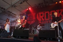 赤色のグリッター