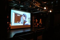 「『Chaotic Vibes Orchestra』リリース直前前夜祭!! ～爆音上映会＋スペシャルトーク～」の様子。