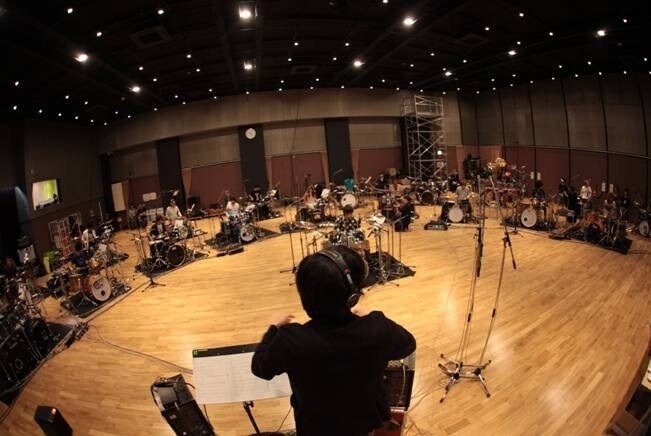 「Animus」レコーディングの模様。