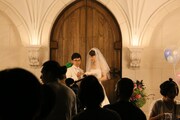 「スドーさん スーモで住まい探し」結婚編のメイキングカット。