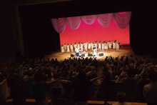 松山市総合コミュニティセンター キャメリアホール公演でのたま＆やっぴ～。