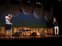 松山市総合コミュニティセンター キャメリアホール公演でのたま＆やっぴ～。