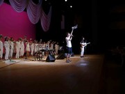 松山市総合コミュニティセンター キャメリアホール公演でのたま&やっぴ~。