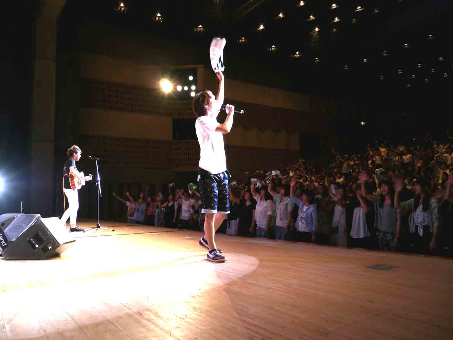 松山市総合コミュニティセンター キャメリアホール公演でのたま＆やっぴ～。