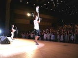 松山市総合コミュニティセンター キャメリアホール公演でのたま&やっぴ~。