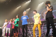 超特急「"BULLET TRAIN ONEMAN SHOW 2014" 真夏の全国Zepp TOUR～孤高の戦士達が力を解き放つ時 '感電注意報発令！' ～」愛知・Zepp Nagoya公演の様子。