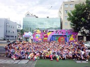 TEMPURA KIDZが参加したダイヤモンドダイニングよさこいチーム。