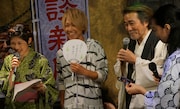 「怪談句会」イベント中の様子。