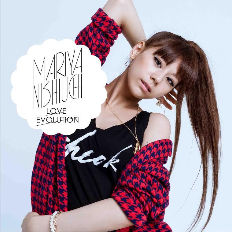 西内まりや「LOVE EVOLUTION」通常盤（CD+DVD）ジャケット