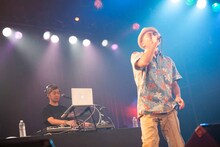 田我流とYOUNG-G（ともにstillichimiya）（撮影：寺沢美遊）