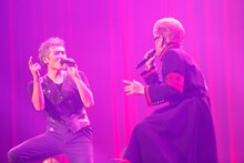 吉川晃司と綾小路翔（氣志團）。