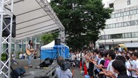 「福島まちなかAcoustic Live」の様子。
