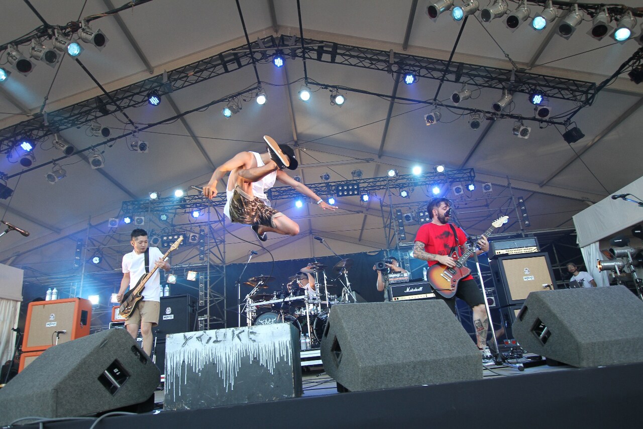 「SUMMER SONIC 2014」千葉・幕張公演にてパフォーマンスするFACT。（C）SUMMER SONIC All Rights Reserved