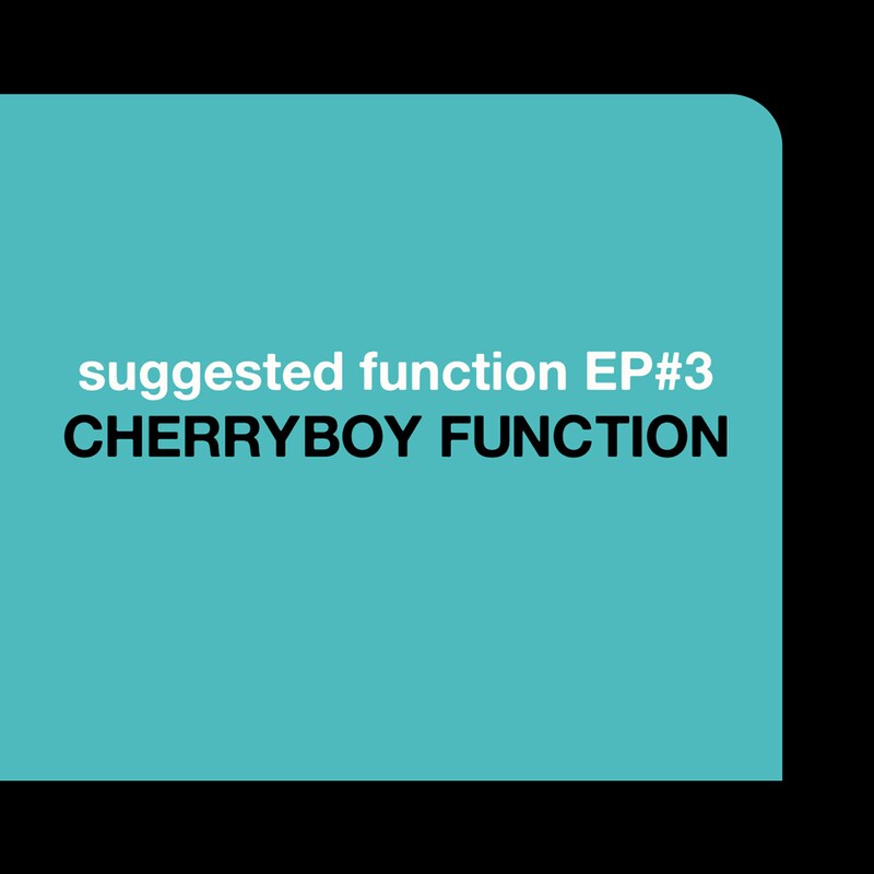 CHERRYBOY FUNCTIONミニアルバム「suggested function EP#3」ジャケット