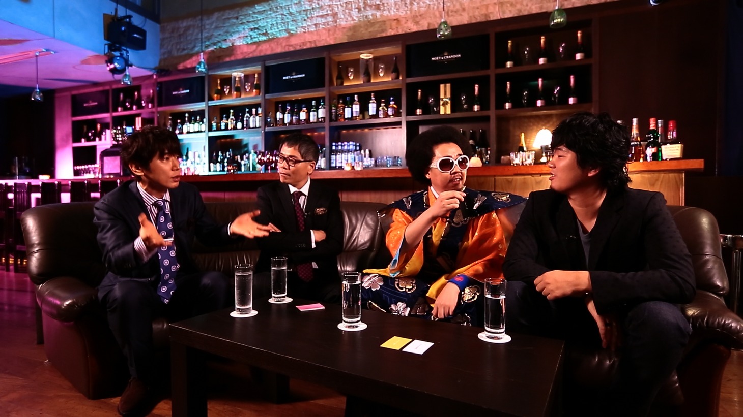 左からユースケ・サンタマリア、いとうせいこう、レキシ、秦基博。 (c)TBS
