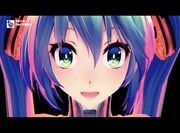 八王子P「Carry Me Off feat. 初音ミク」ビデオクリップのワンシーン。illustration by TNSK(c)壁の彩度 (c) Crypton Future Media, INC. www.piapro.net(c)INTERNET Co., Ltd. All rights reserved.(c)AnoKano Project