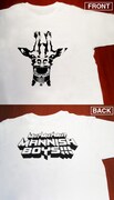MANNISH BOYS「Mu? Mu? Mu? MANNISH BOYS!!!」アナログ盤に付属するオリジナルTシャツ。