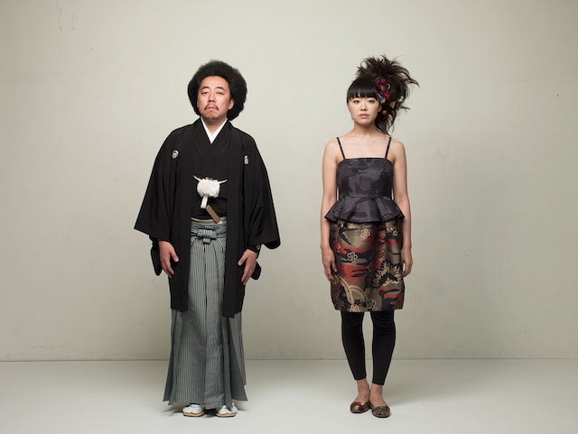 左からレキシ、上原ひろみ。