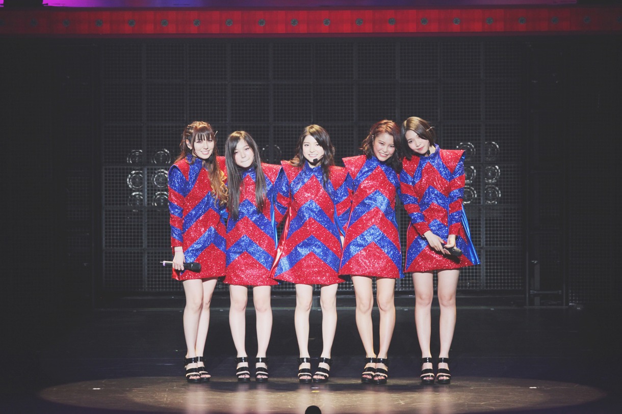 9nine「9nine Dream Live in 武道館」の様子。