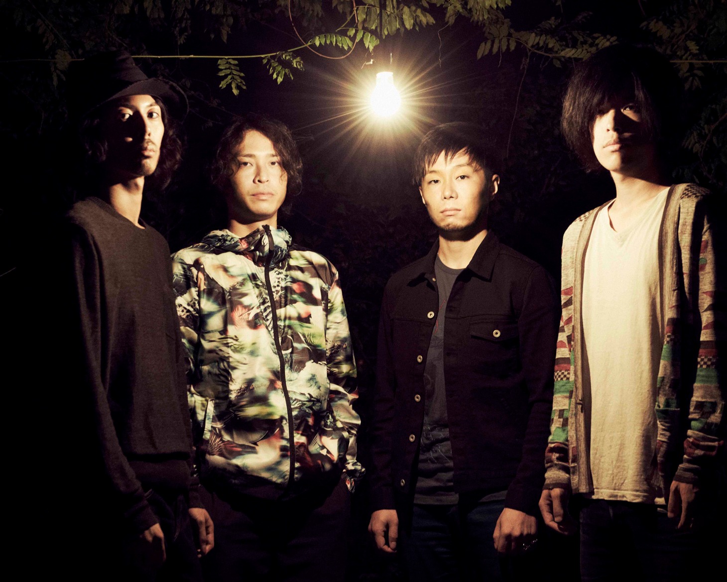 藍坊主。左が藤森真一（B）。
