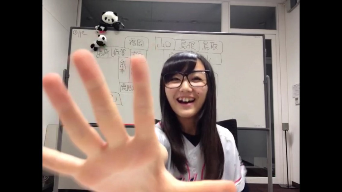 山邊未夢（写真は昨年の第1回「47都道府県 東京女子流 全国じゃんけん大会」Ustream中継の様子）