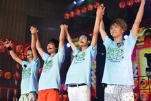 最後に挨拶をするDISH//。