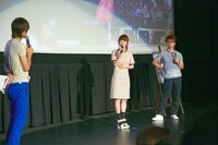 左から吉田尚記、花澤香菜、北沢勝利。