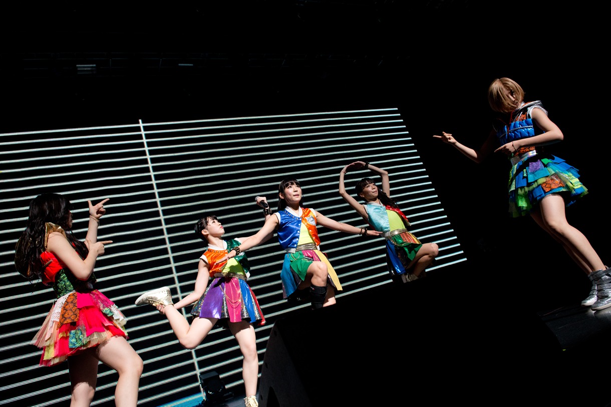 Cheeky Parade「NINE LIVES TOUR～チキパのNATSUMATSURI～」の様子。