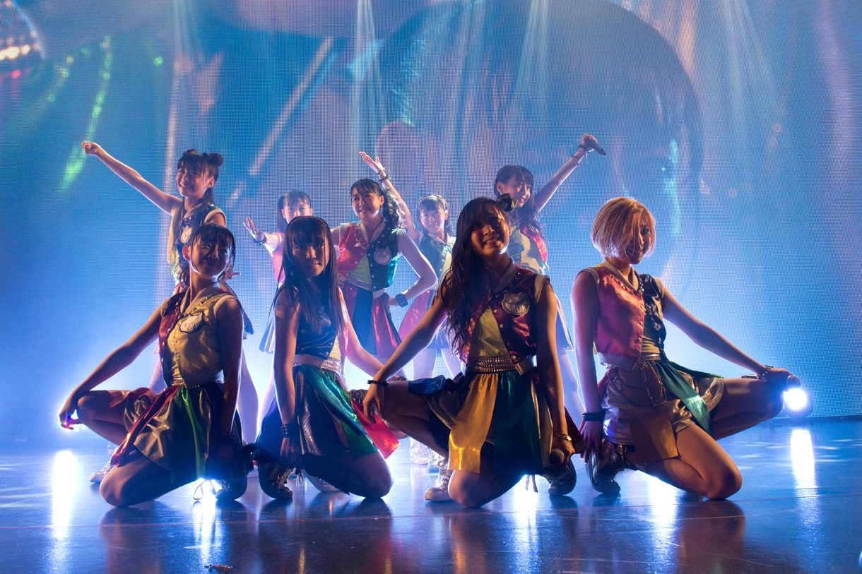 Cheeky Parade「NINE LIVES TOUR～チキパのNATSUMATSURI～」の様子。