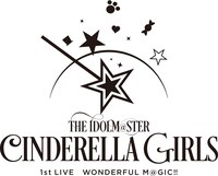 アイドルマスターシンデレラガールズ「THE IDOLM@STER CINDERELLA GIRLS 1st LIVE WONDERFUL M@GIC!!」ロゴ