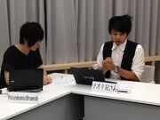 左からPolyphonicBranch、司会のナオキ兄さん。