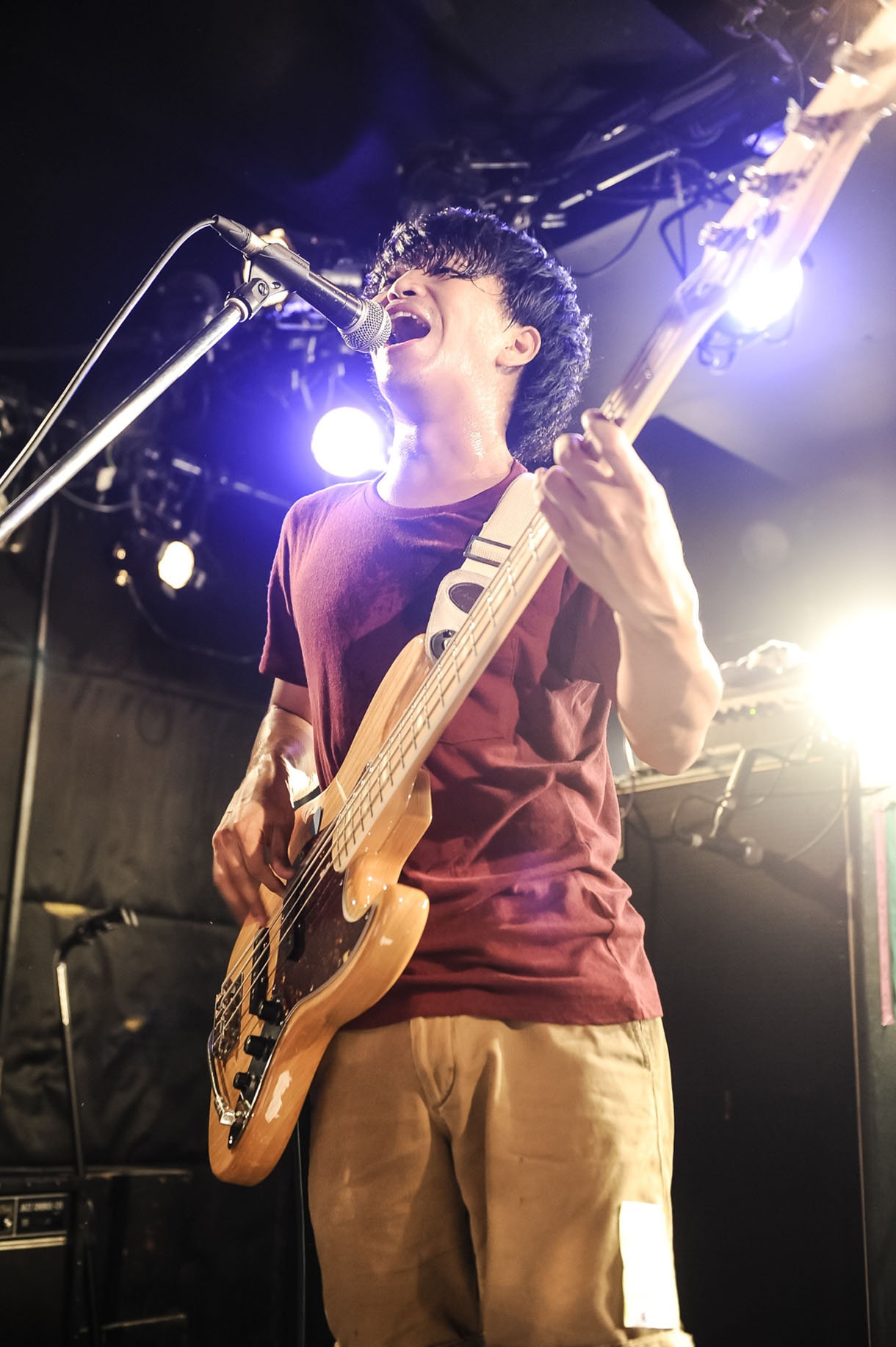 東京公演に出演したLAMP IN TERRENのライブの様子。（撮影：釘野孝宏）