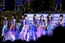 乃木坂46「真夏の全国ツアー2014」明治神宮野球場公演の様子。