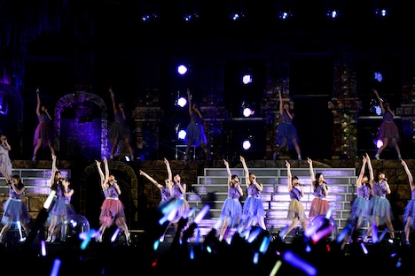 乃木坂46「真夏の全国ツアー2014」明治神宮野球場公演の様子。