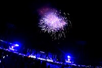 乃木坂46「真夏の全国ツアー2014」明治神宮野球場公演の様子。